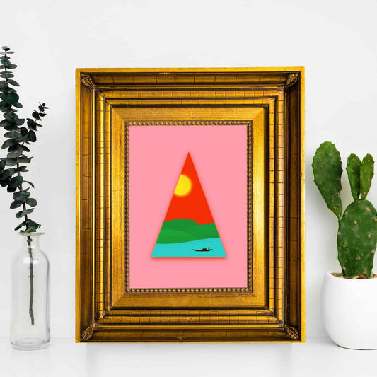 Triangular Red Sky